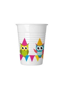 Procos 8 tazze di gufi festeggiano (5er Multipack)