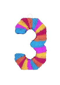 UNIQUE Fête colorée amusante pinata numéro 3