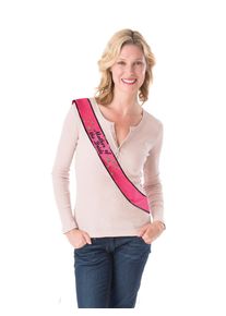 Amscan Ceinture Clarissa Mère De La Mariée Avec Paillettes Rose