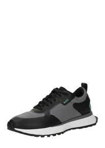 BOSS Heren Sneakers laag 'Jonah' cyaan blauw / lichtgrijs / donkergrijs / zwart 40