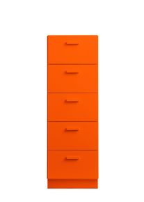Relief Commode haute avec socle orange String Furniture
