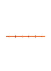 Relief Barre à crochets L82cm orange String Furniture
