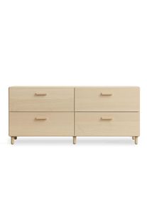 Relief Commode basse avec pieds Frêne String Furniture