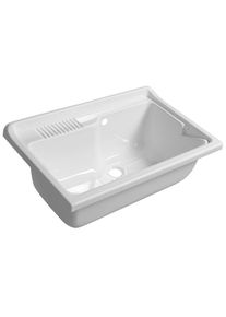 aqua-line AQUALINE - Závesná výlevka 80x50cm, plast, biela PI8050