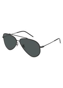 Ray-Ban 0RBR0101S AVIATOR REVERSE | okulary przeciwsłoneczne | Kształt okularów: pilotki, tworzywo sztuczne, czarny