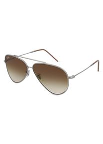 Ray-Ban RBR0101S AVIATOR REVERSE | okulary przeciwsłoneczne | Kształt okularów: pilotki, tworzywo sztuczne, szary