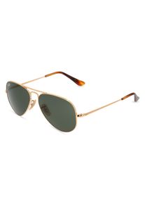 Ray-Ban RB 3689 AVIATOR METAL II | okulary przeciwsłoneczne | Kształt okularów: pilotki, minerał, złoty