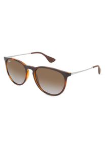 Ray-Ban RB 4171 ERIKA | okulary przeciwsłoneczne | Kształt okularów: panto, tworzywa sztuczne polaryzujące, brązowy