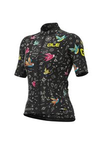 Alé Alé Women's Versilia Jersey Graphics Cycling jersey Women (XXL, black)