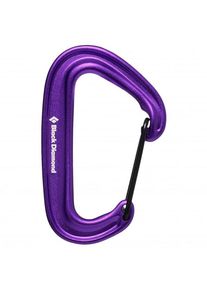 Black Diamond Miniwire Carabiner Snapgate carabiner purple