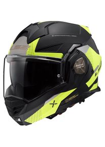 LS2 FF901 Advant X Oblivion mattschwarz/neongelb M - Helme & Brillen - Motorradhelme - Klapphelme