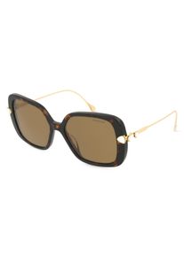 Swarovski SK6011 | okulary przeciwsłoneczne | Kształt okularów: motyl, tworzywo sztuczne, brązowy