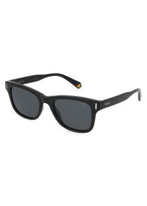 Polaroid PLD 6206/S | okulary przeciwsłoneczne | Kształt okularów: kanciasty, tworzywo sztuczne, czarny