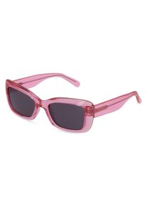 Fielmann OU 018 SUN FA | okulary przeciwsłoneczne | Kształt okularów: kanciasty, poliwęglan, różowy