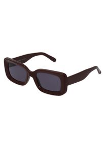 Fielmann OU 017 SUN FA | okulary przeciwsłoneczne | Kształt okularów: kanciasty, poliwęglan, czerwony