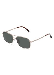 Fielmann BD 529 SUN FA | okulary przeciwsłoneczne | Kształt okularów: kanciasty, poliwęglan, srebrny