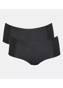 Sloggi - Culotte courte - Noir 000L - Sloggi Zero Microfibre