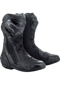 Alpinestars Supertech R Motorradstiefel lang schwarz/schwarz 47 Herren