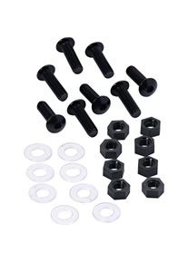 Hashiru Verkleidungsschrauben M5x0.8 Alu schwarz (8 St&uuml;ck)