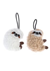 Lot de jouets TIAKI Paresseux avec menthe à chat.- lot de 2 jouets