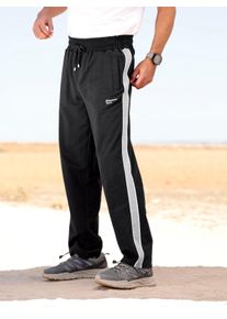 Heren Vrijetijdsbroek met ritszak achter in zwart ,maat 48/50, Witt, 50% Katoen, 50% Polyester