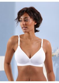 Triumph Damen T-Shirt-BH ohne Bügel in weiß ,Größe 70B, Witt, 82% Polyamid, 18% Elasthan