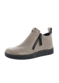 Reflexan Dames Laarsje in beige ,maat 37, Witt, 100% Glad leer
