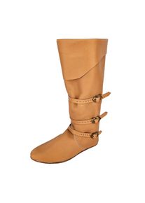 late medieval high bucket boots natural 15th century