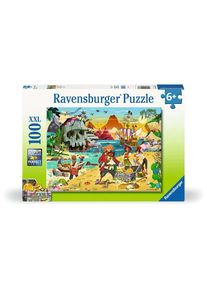 Puzzle 100 pièces Le trésor des pirates - de 6 ans - Ravensburger