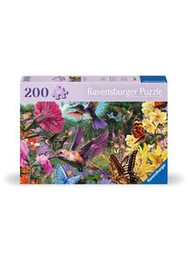 Ravensburger | 200 Piece Jigsaw Puzzles | Hummingbirds and Butterflies, 200pc | From age 9 + Adult Puzzles