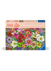 Ravensburger | 100 Piece Jigsaw Puzzles | Tiffany Flowers, 100pc | From age 9 + Adult Puzzles