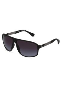 Emporio Armani EA4029 | okulary przeciwsłoneczne | Kształt okularów: kanciasty, tworzywo sztuczne, czarny