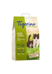 Litière Tigerino Plant-Based en fibres de bois - Odeur naturelle de bois, sans parfum pour chat - 7 l (3 kg)