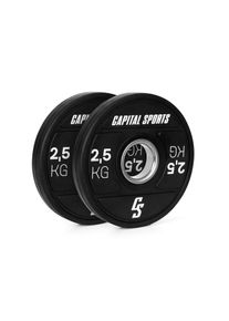 Capital Sports Elongate 2020, tárcsák, 2 x 2,5 kg, keményített gumi, 50,4 mm