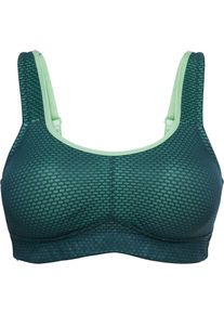Soutien-gorge de sport maintien fort - pétrole - taille 100G avec coton - bonprix