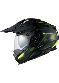 Nexx X.WED3 Trail Mania, capacete de enduro , cor: Mate Verde N&eacute;on/Verde Escuro , tamanho: S