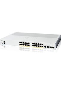 Cisco Catalyst switch C1200-24P-4G (24xGbE, 4xSFP, 24xPoE+, 195W, fanless)