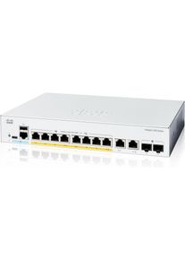 Cisco Catalyst switch C1200-8P-E-2G (8xGbE, 2xGbE/SFP combo, 8xPoE+, 67W, fanless)