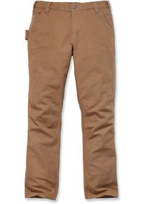 Carhartt Duck Dungaree, textile pants , color: Brown , size: W30/L32