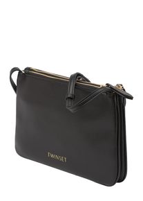 TWINSET Dames Schoudertas goud / zwart One Size