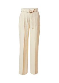 Tommy Hilfiger Pantaloni cu dungă 'Tommy Hilfiger X ABOUT YOU WL BELTED PANT' Femei bej, Mărimea 34