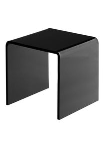 1 Acrylic U stand, black 100 x 100 x 100 mm, acrylic (PMMA)