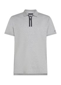 Tommy Hilfiger Poloshirt Herren grau Größe M Melange