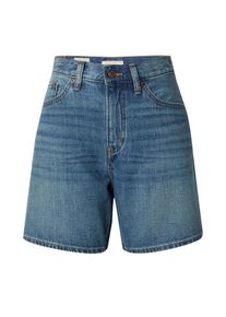 Levi's LEVI'S ® Dames Broek 'HIGH BAGGY SHORT WHERES MY PHO IN LINEN DENIM' blauw denim 32