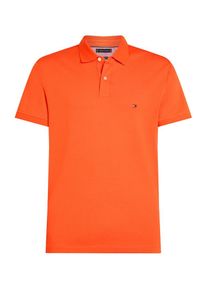 Tommy Hilfiger Heren Shirt 'CORE 1985' donkeroranje XS