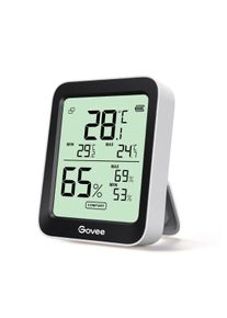 Govee Smart Thermo-Hygrometer met Display - zwart