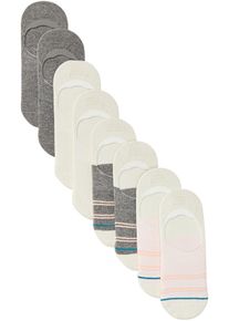 Fantasmini con cotone biologico (pacco da 8 paia) - Bianco - Taglia 35-38 - bonprix