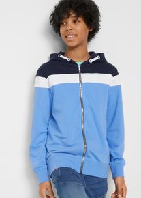 Felpa con zip e cappuccio - Blu - Taglia 176/182 - bonprix