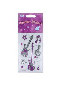 Musikboutique Kübler Sticker - Style Up Guitar Auto-collants
