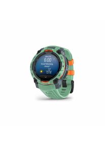 Garmin Instinct 3 AMOLED twilight/neo tropic with silicone - 45 mm